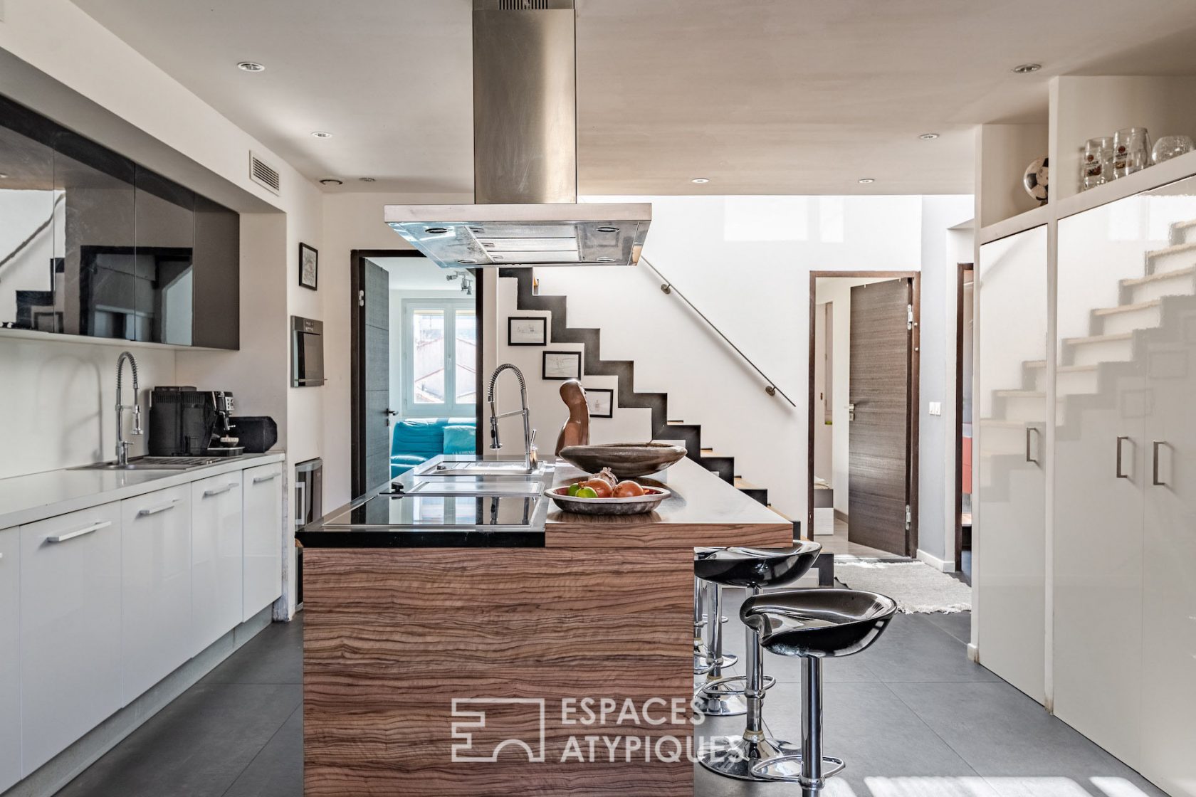 Duplex contemporain avec terrasse