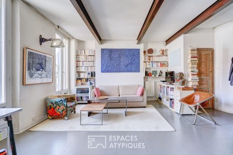 Loft en duplex au dernier étage