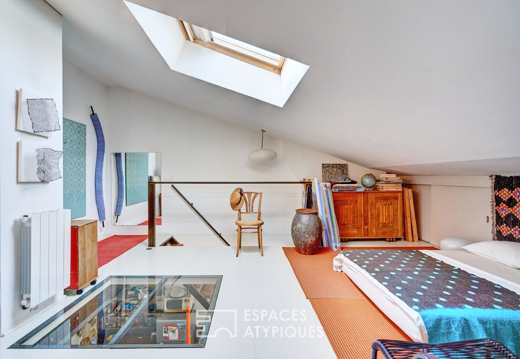 Loft en duplex au dernier étage