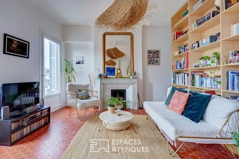 Appartement rénové en dernier étage avec vue