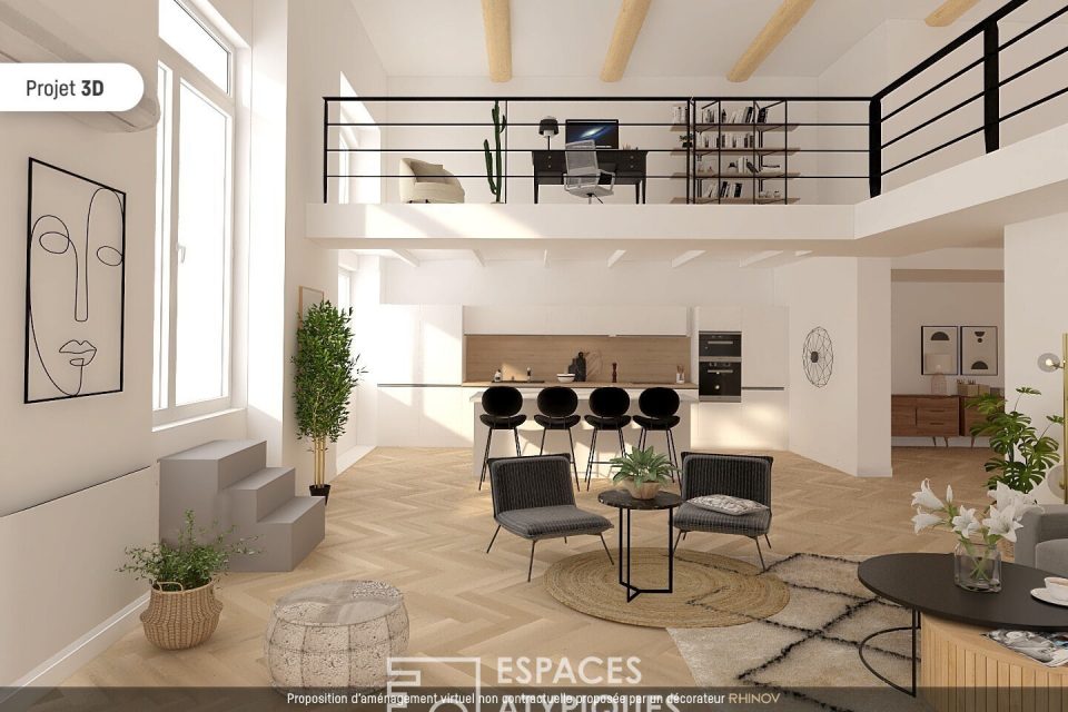 13001 Marseille - Appartement avec terrasse à réhabiliter en hyper centre - Réf. 1563EM