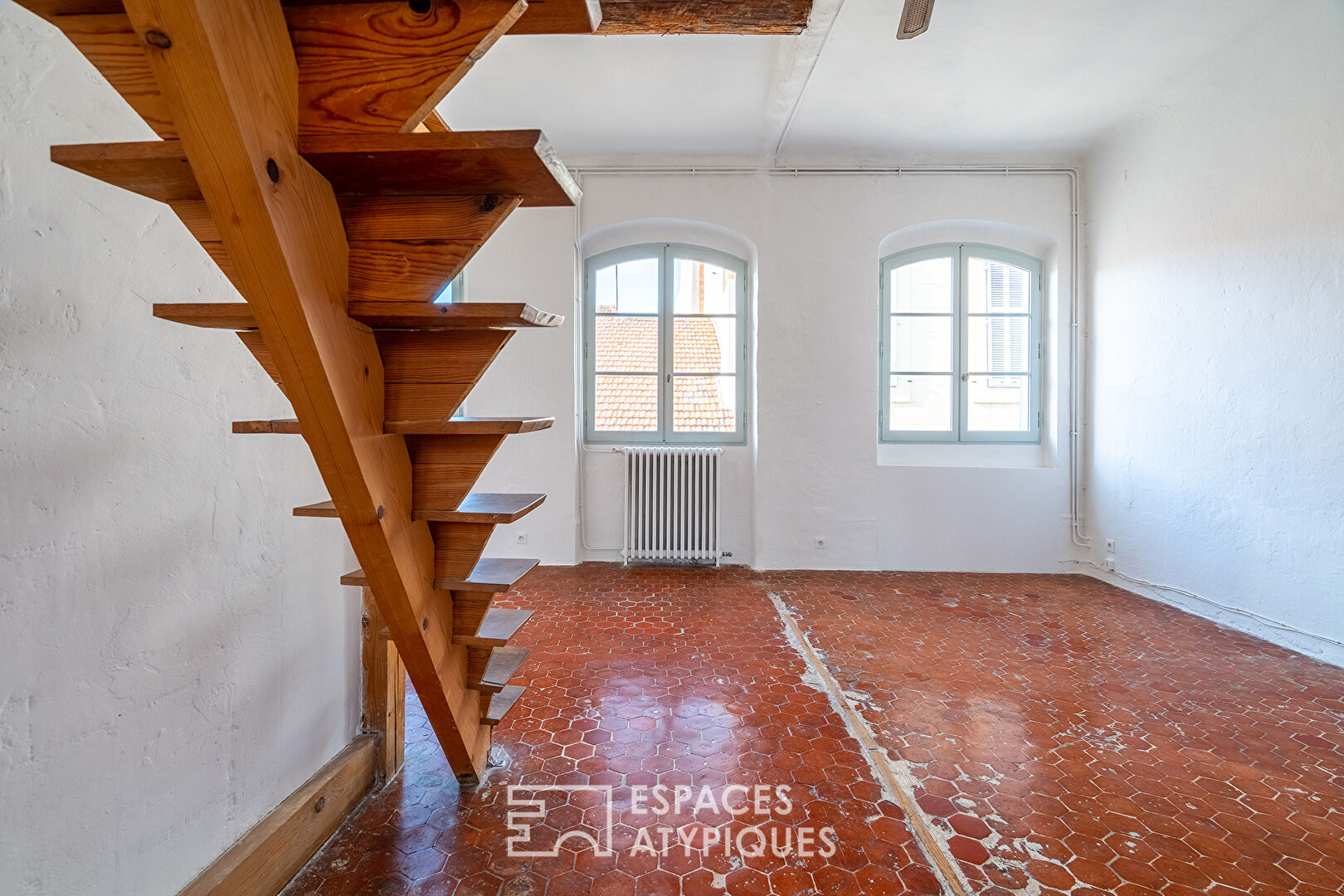 Loft en dernier étage avec mezzanines