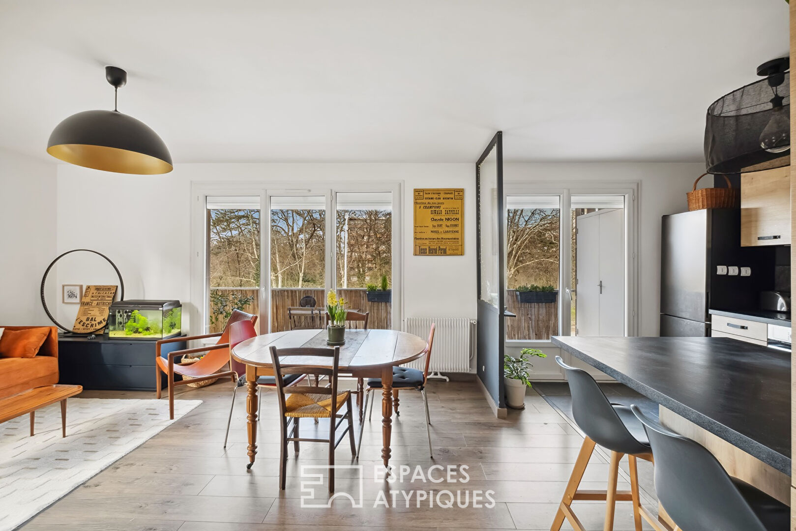 Peaceful 3-room apartment at Point du Jour in Lyon 5th