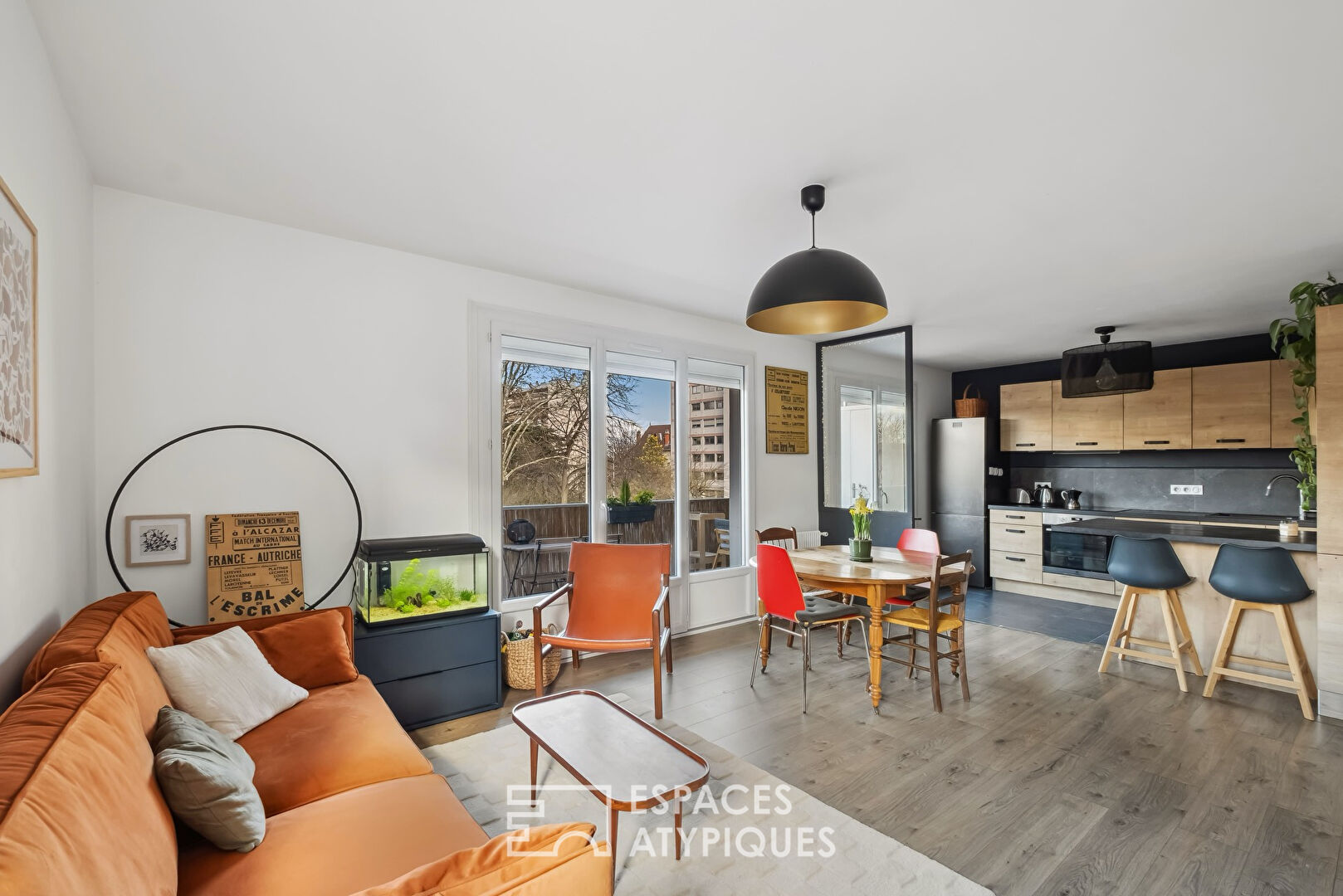 Peaceful 3-room apartment at Point du Jour in Lyon 5th