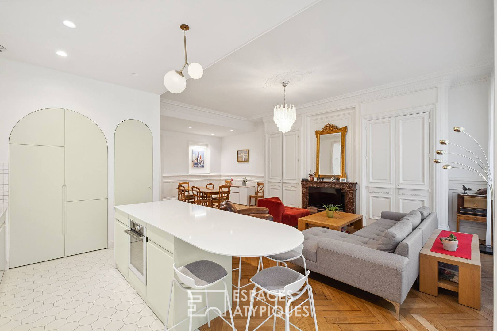 Apartment renovated by an architect a few steps from Place Lyautey