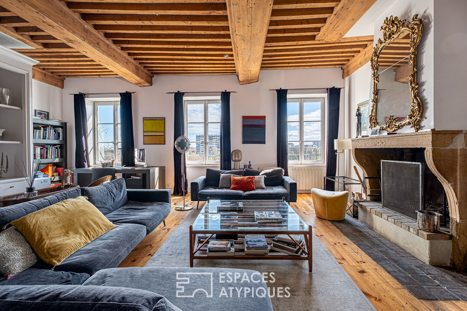 Duplex avec jardin et vue imprenable sur le Rhône