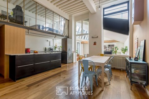 Loft with artist’s studio in the heart of the Croix Rousse