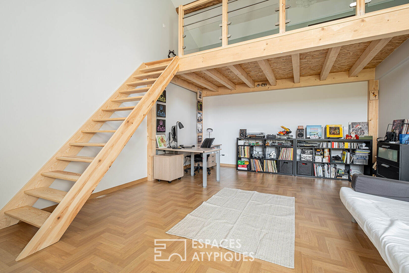 Old renovated farmhouse with interior courtyard