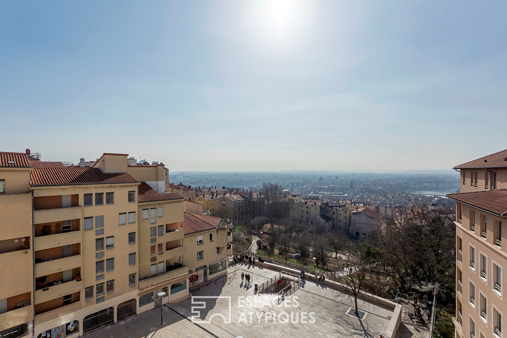 Appartement haut de gamme avec vue sur Lyon