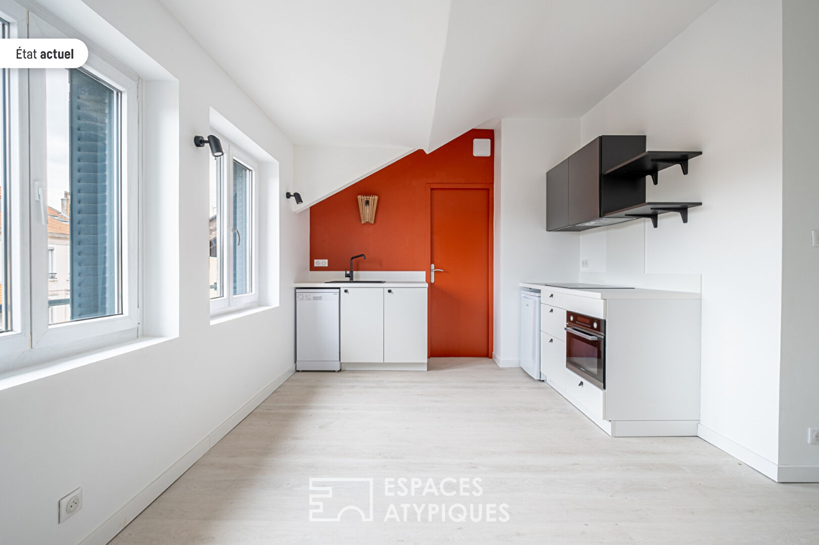 Appartement entièrement rénové en dernier étage