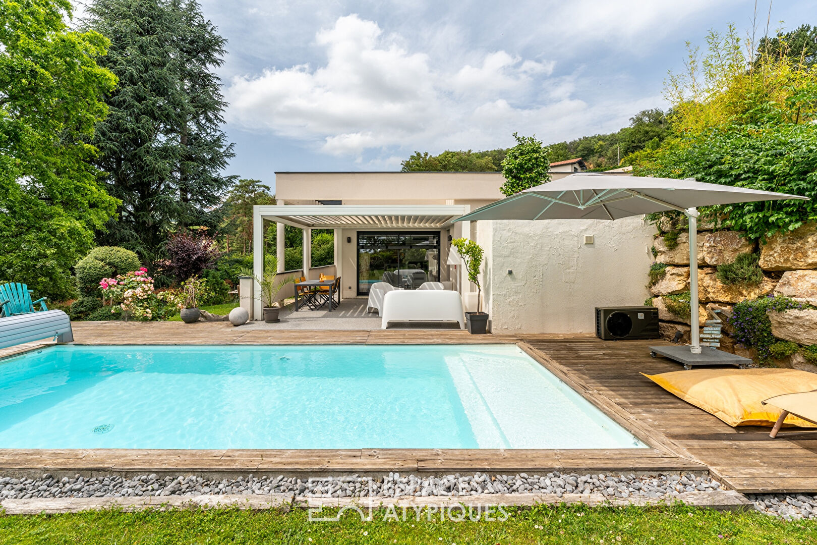 Maison d’architecte sur les hauteurs de Saint Cyr au Mont d’Or