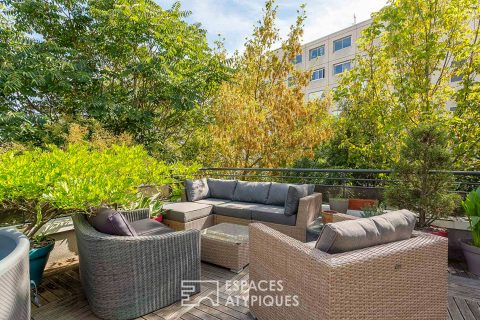 Maison de ville avec jardin et terrasse