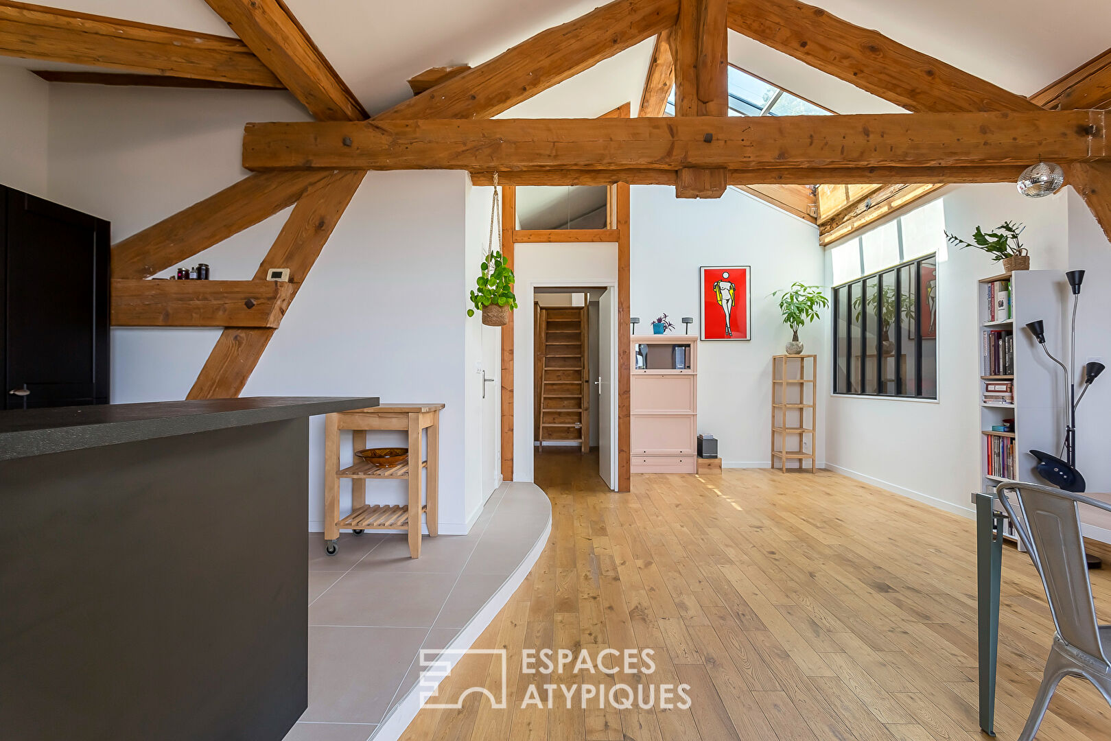 Appartement rénové dans un ancien relais de poste