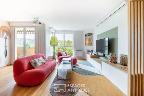 Appartement avec vue imprenable sur le Rhône