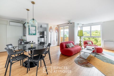 Appartement avec vue imprenable sur le Rhône