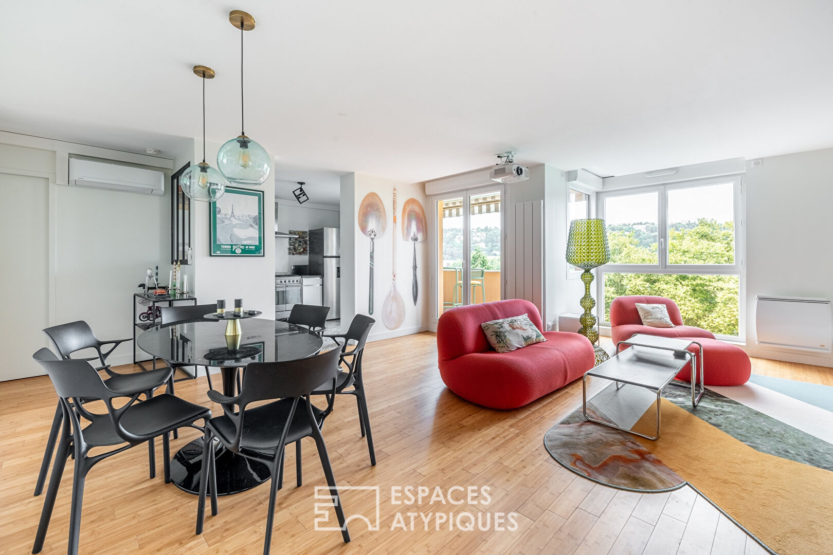 Appartement avec vue imprenable sur le Rhône