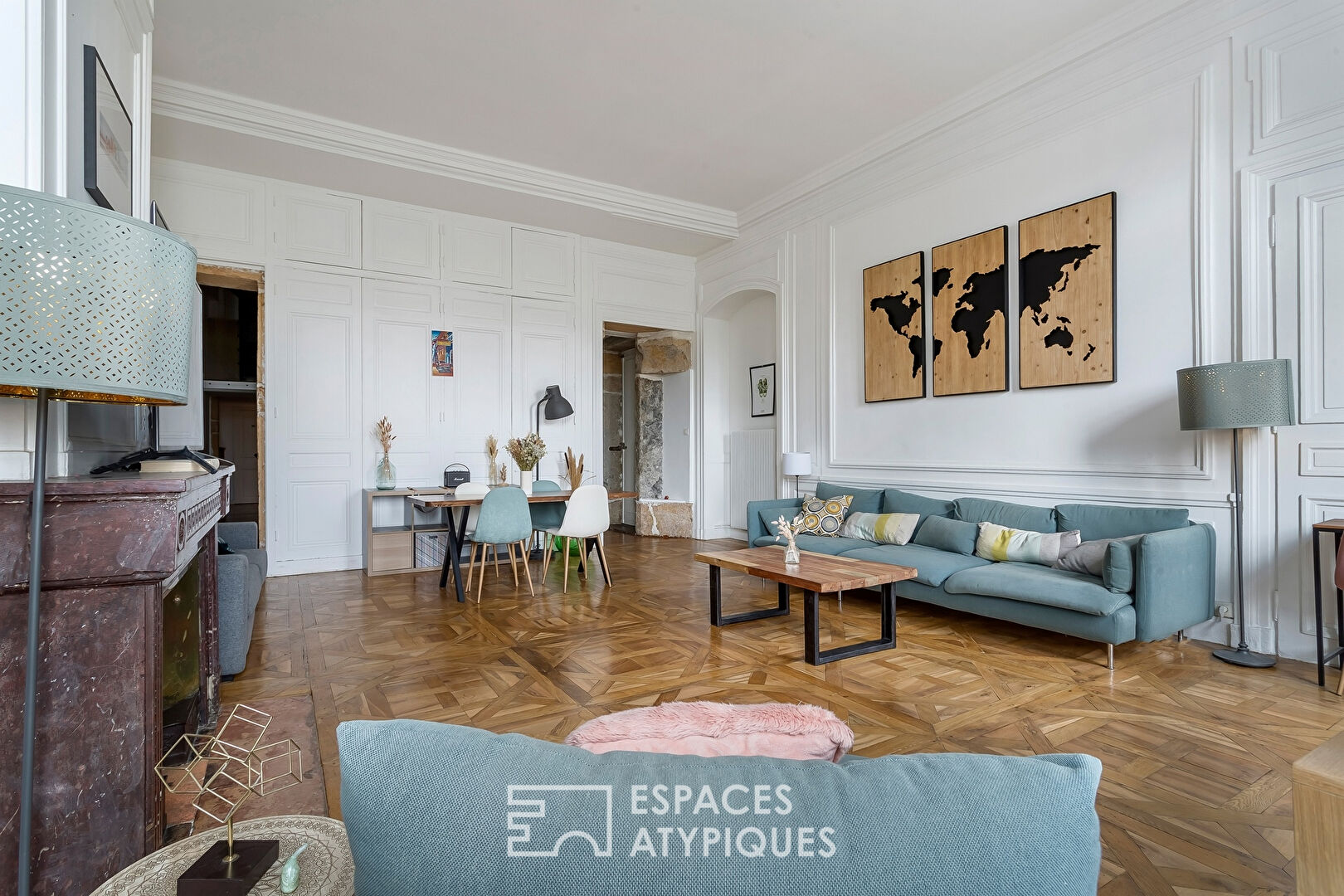 Appartement rénové avec vue Rhône