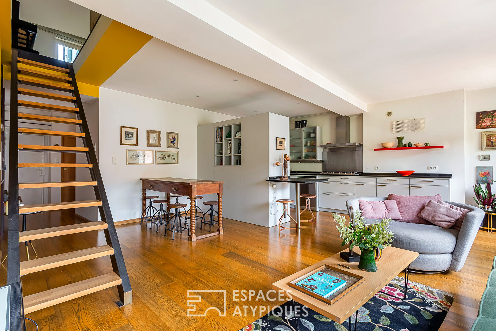 Duplex en dernier étage avec vue