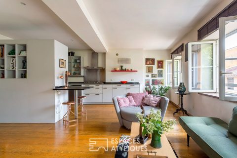 Duplex en dernier étage avec vue