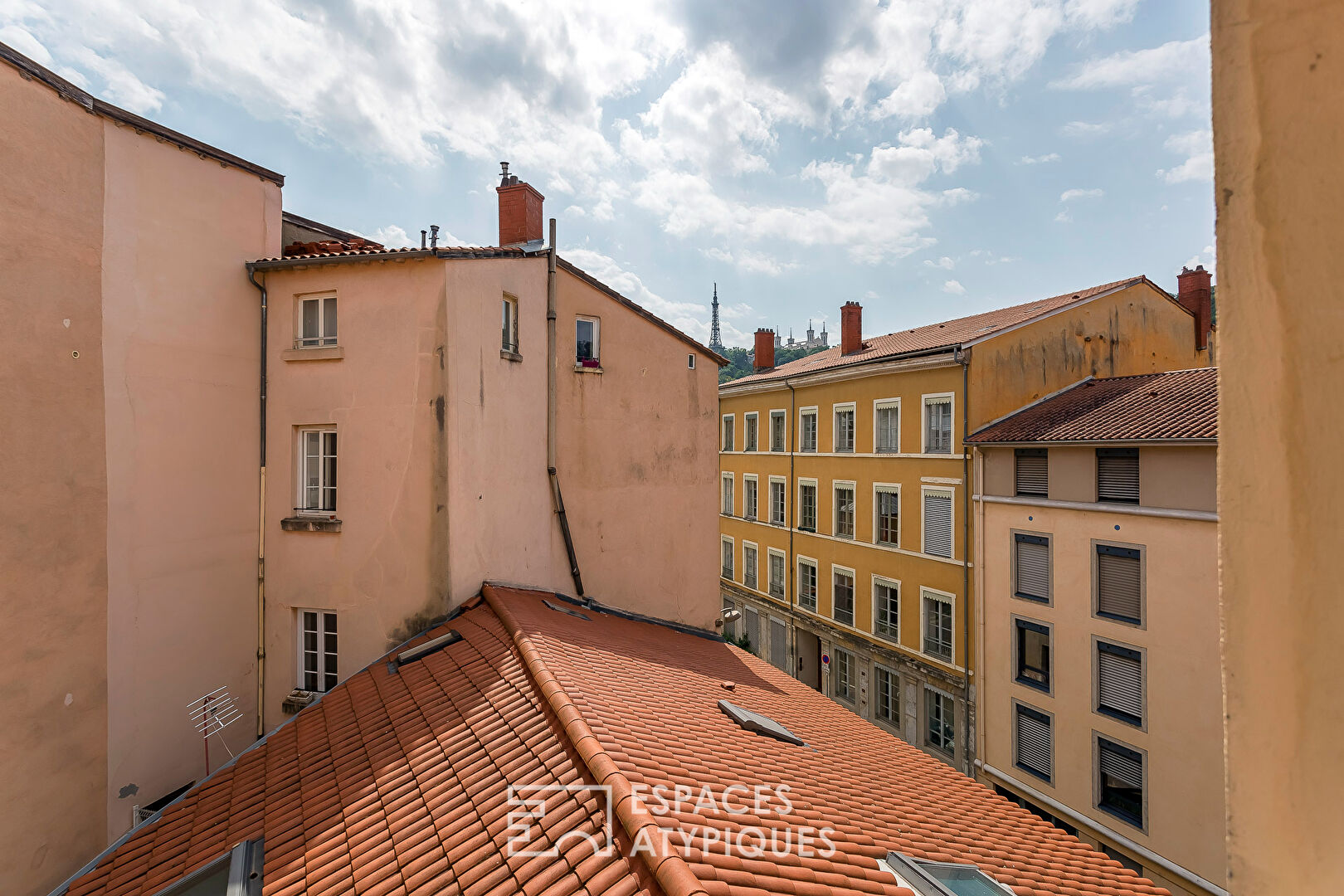 Duplex en dernier étage avec vue