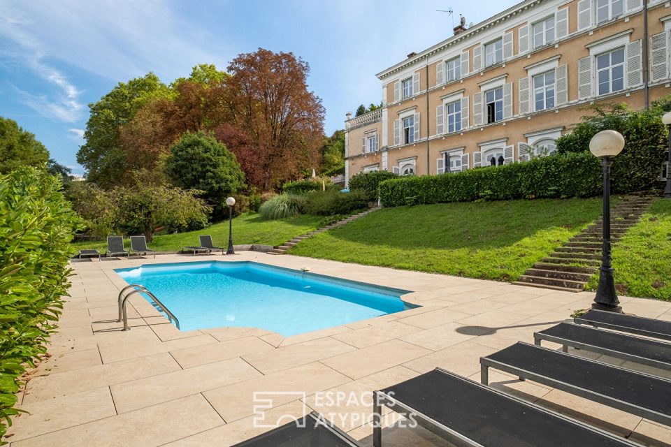 Triplex avec terrasse et vue sur la Saône