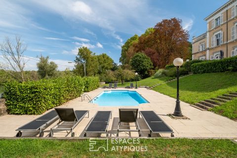 Triplex avec terrasse et vue sur la Saône