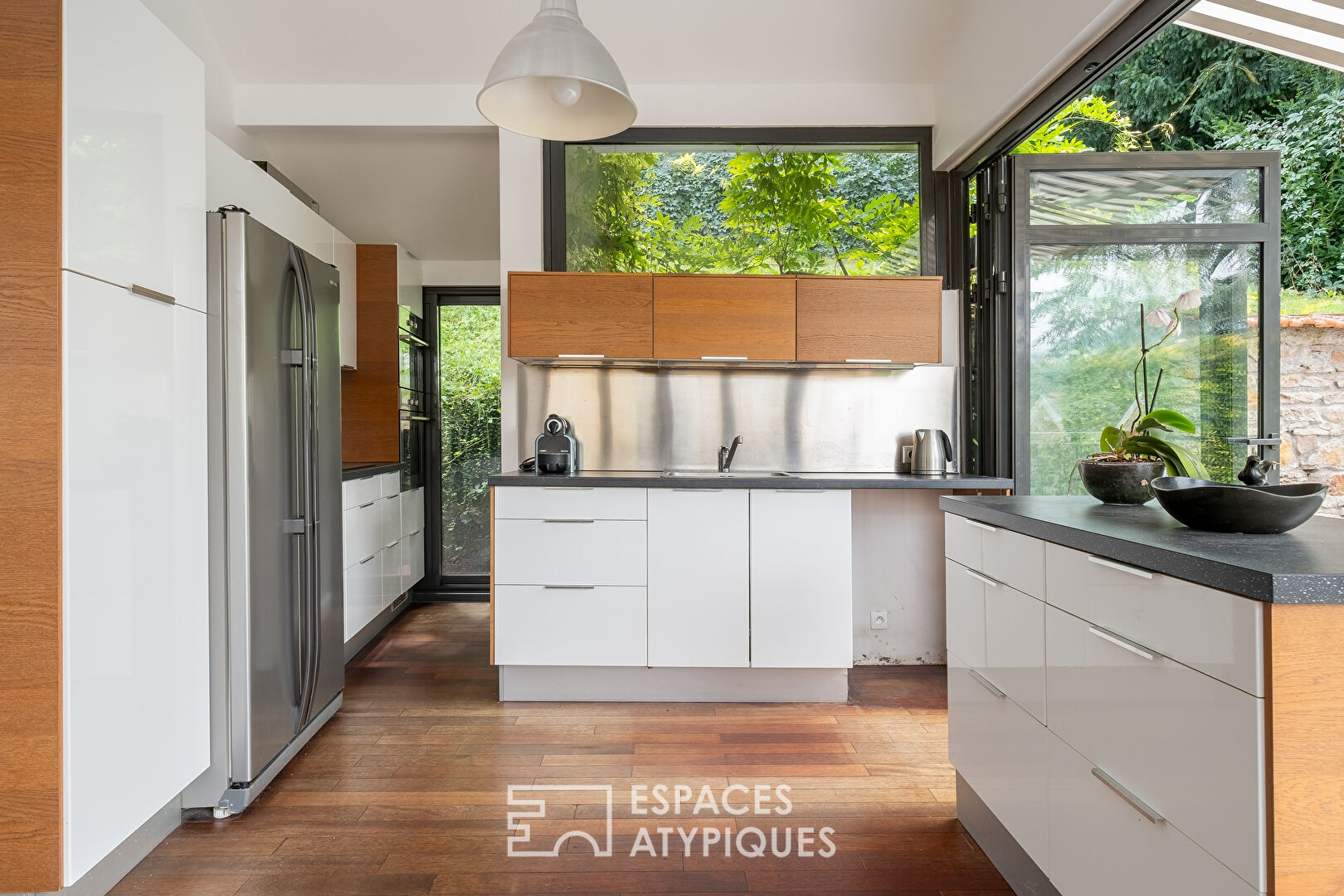 Triplex with terrace and view of the Saône