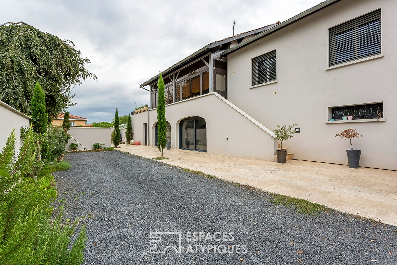 Renovated old house with swimming pool and outbuildings