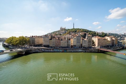 Appartement d’exception en dernier étage avec vue Saône et Fourvière