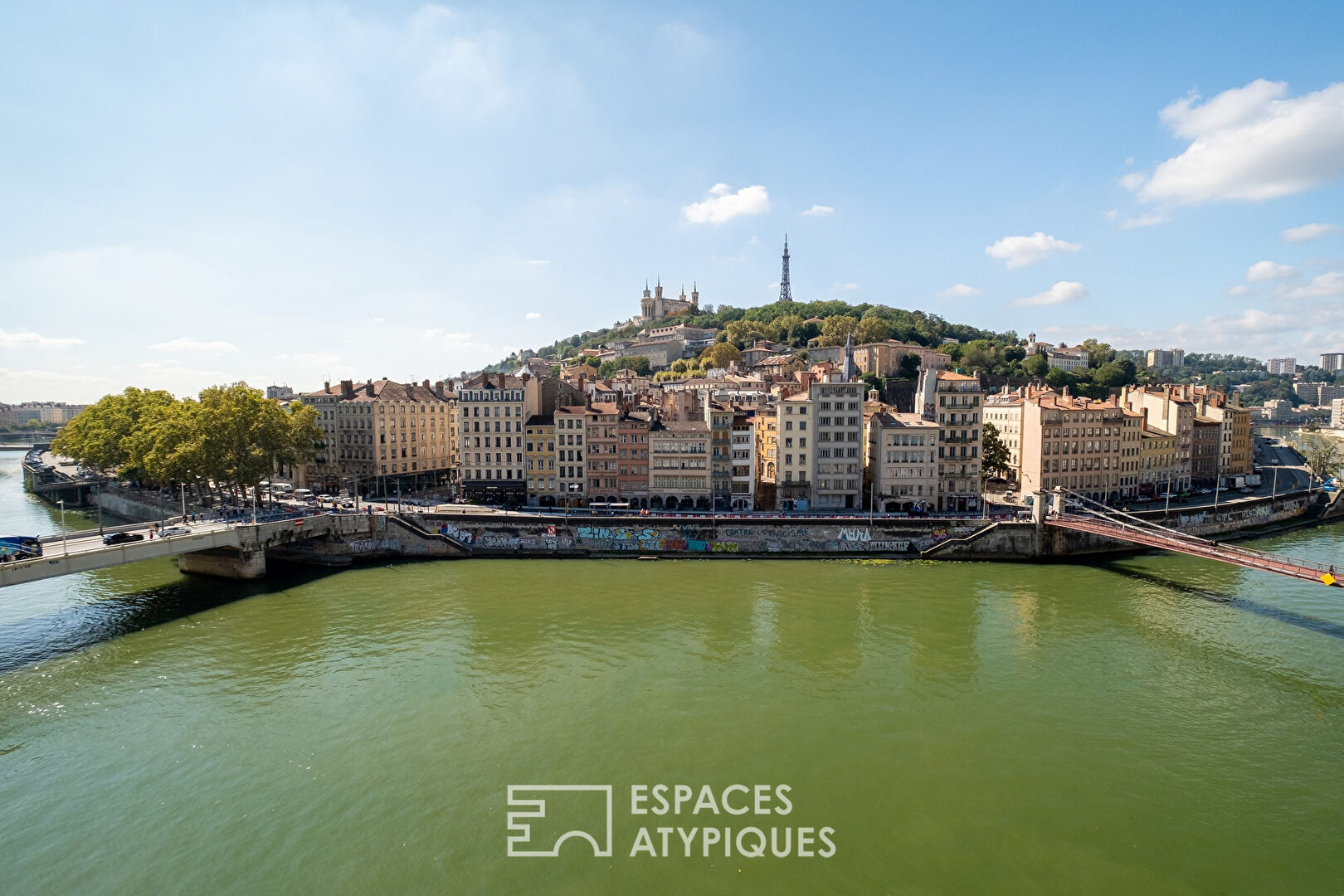 Appartement d’exception en dernier étage avec vue Saône et Fourvière