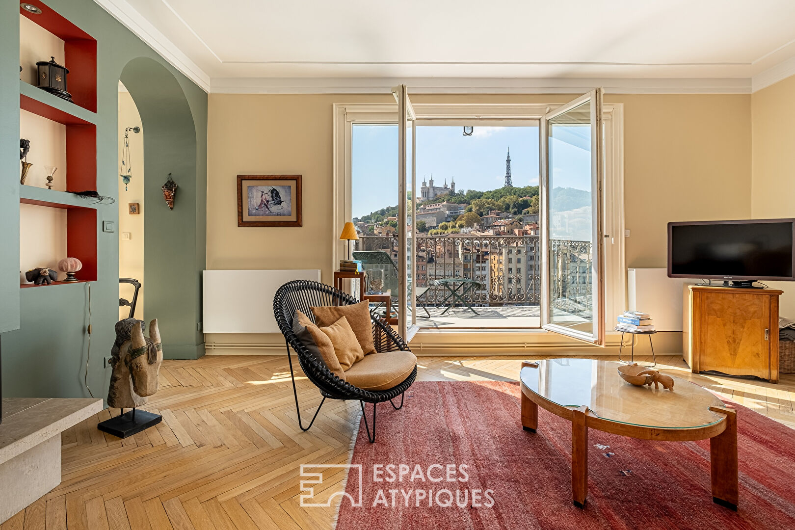 Appartement d’exception en dernier étage avec vue Saône et Fourvière