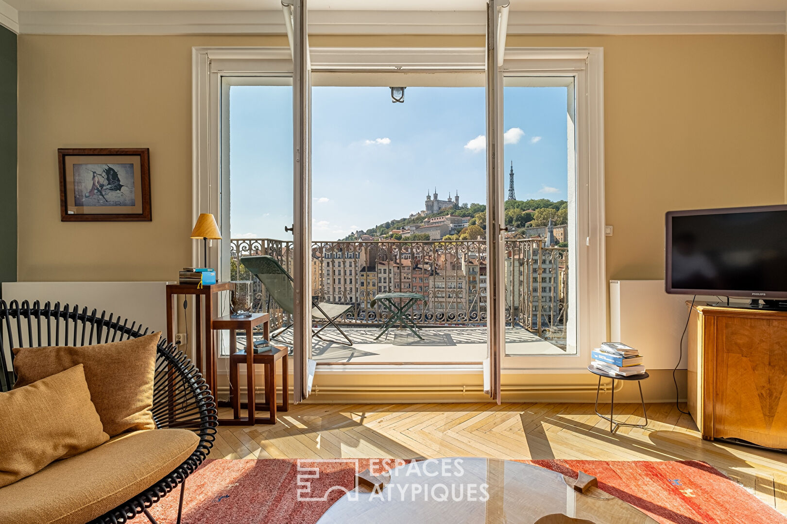 Appartement d’exception en dernier étage avec vue Saône et Fourvière