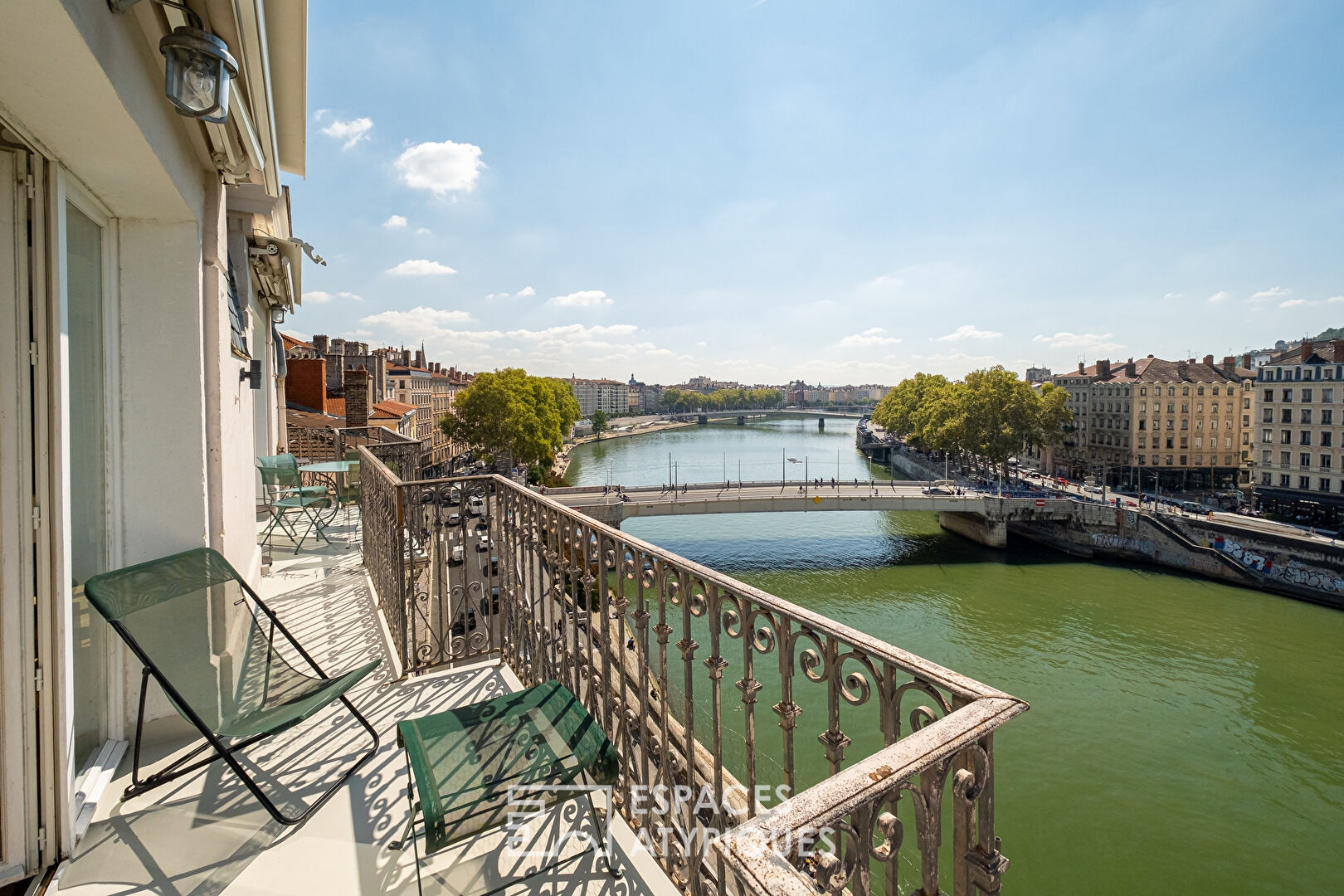 Appartement d’exception en dernier étage avec vue Saône et Fourvière