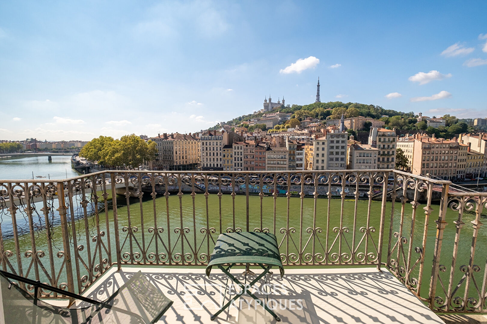 Appartement d’exception en dernier étage avec vue Saône et Fourvière