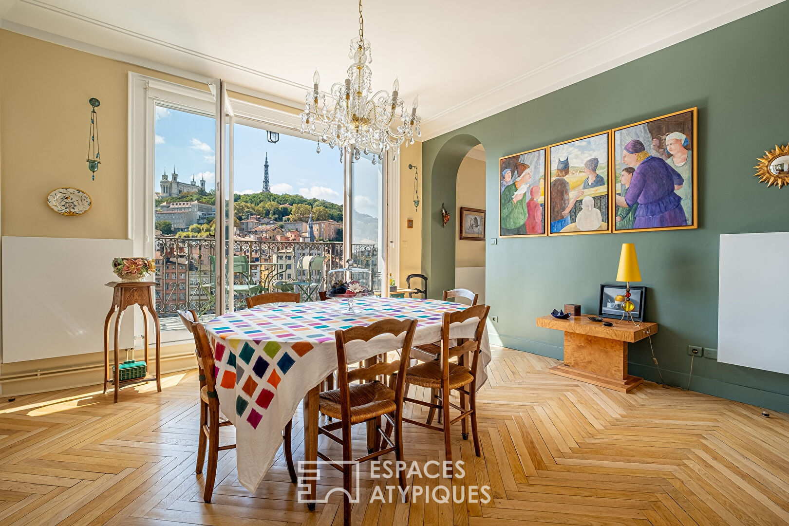 Appartement d’exception en dernier étage avec vue Saône et Fourvière