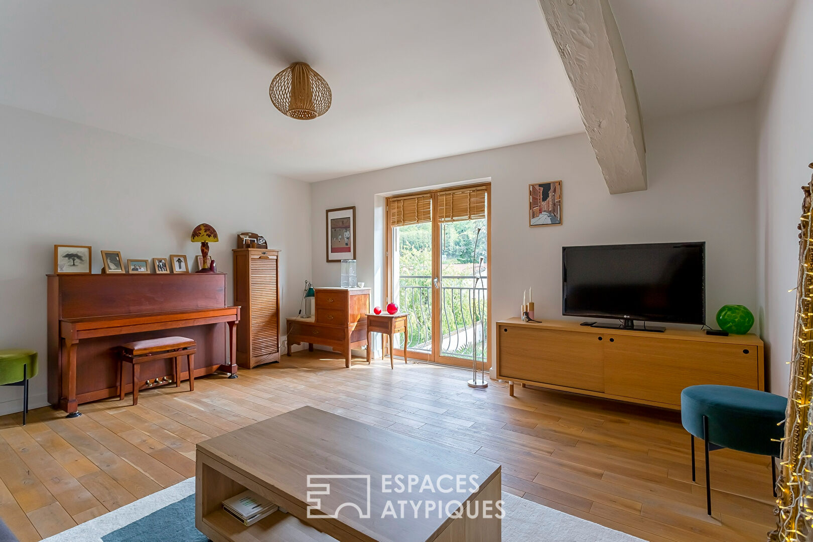 Duplex avec jardin dans une ancienne bâtisse du 17ème