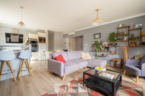 Apartment on the top floor of an old farmhouse