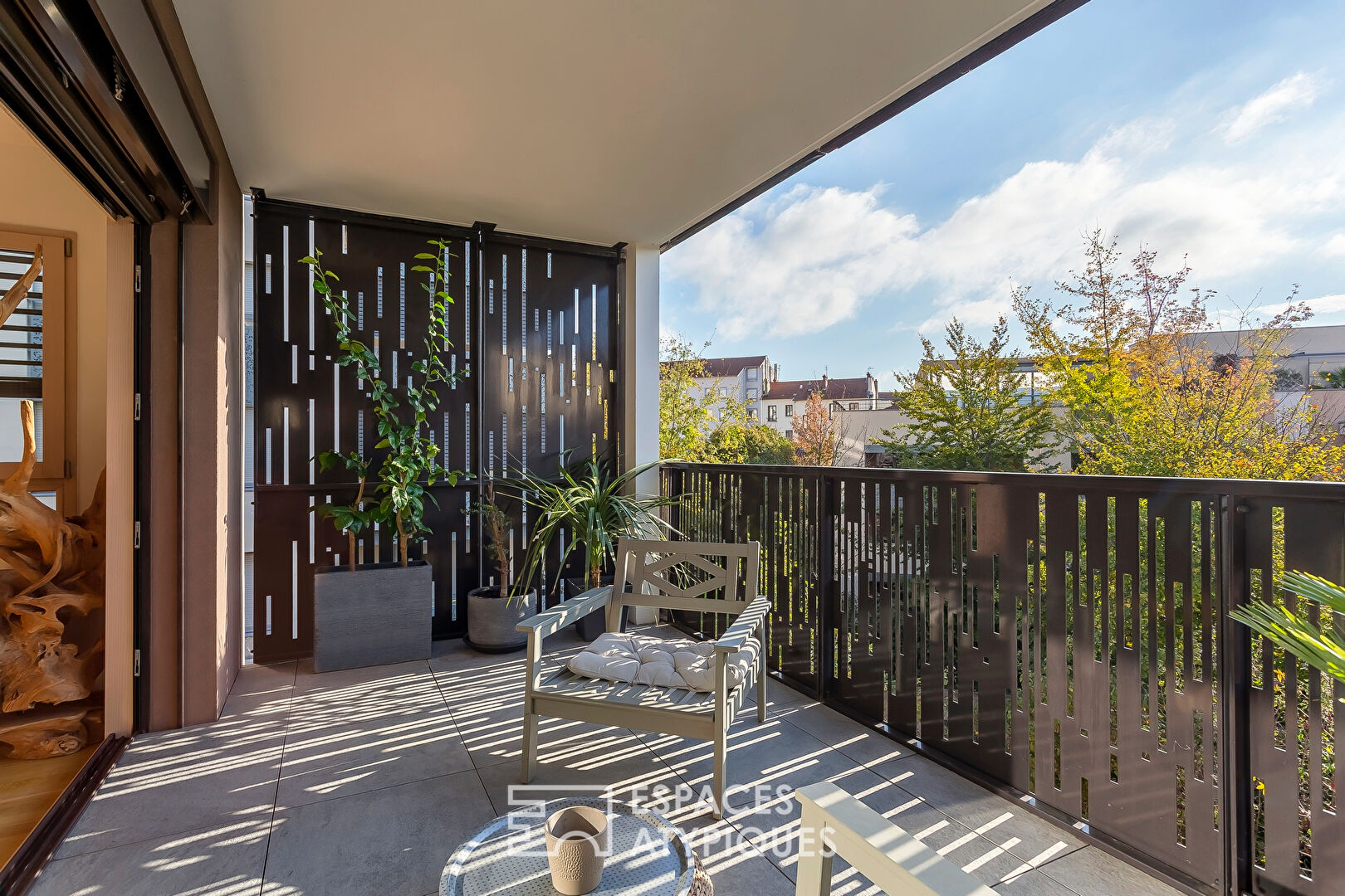 Contemporary apartment with terrace