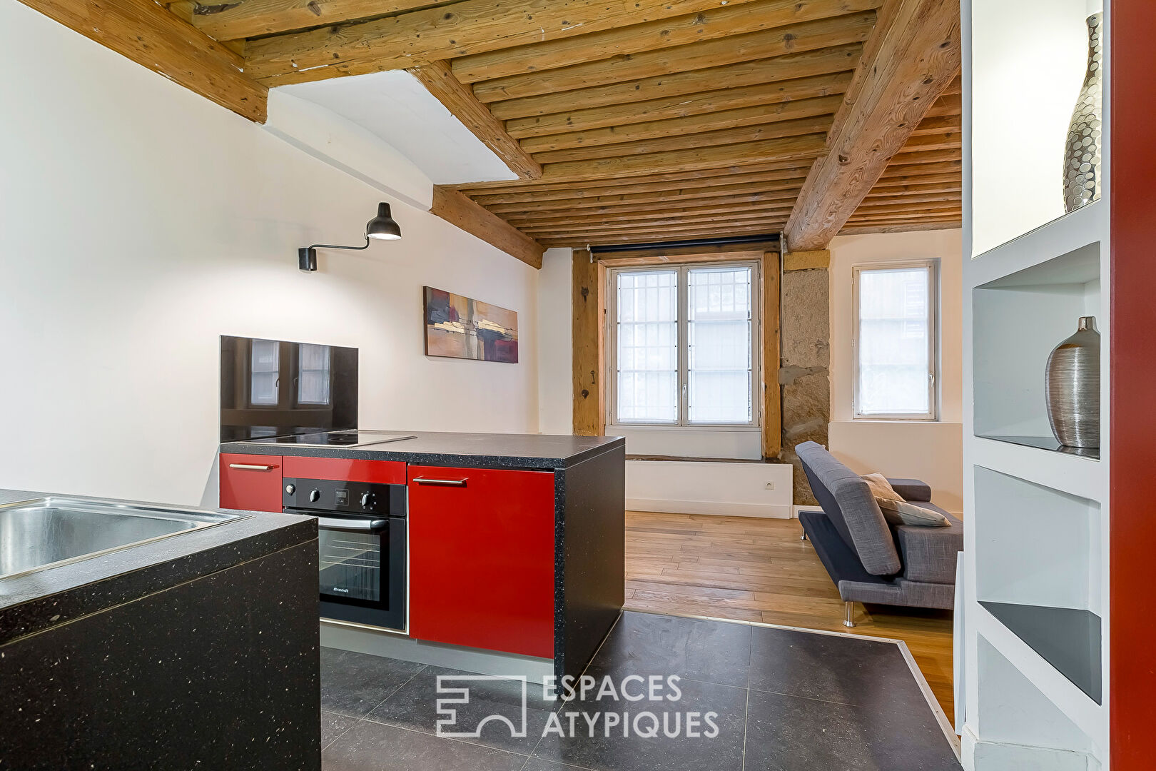 Appartement rénové dans un ancien atelier