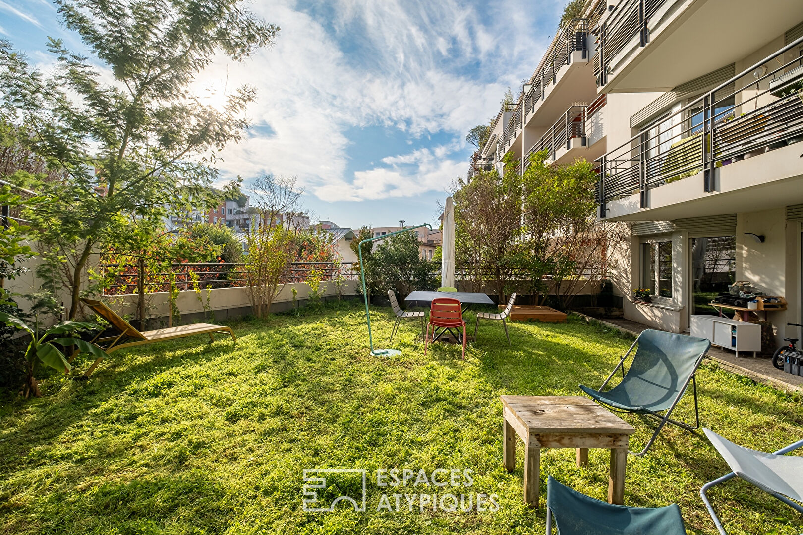 Premier étage avec jardin à Vaise