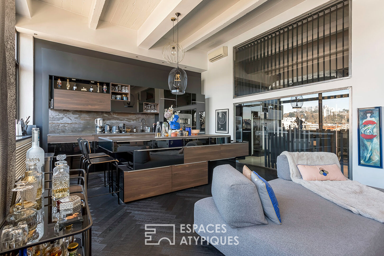 Loft avec vue sur la Saône