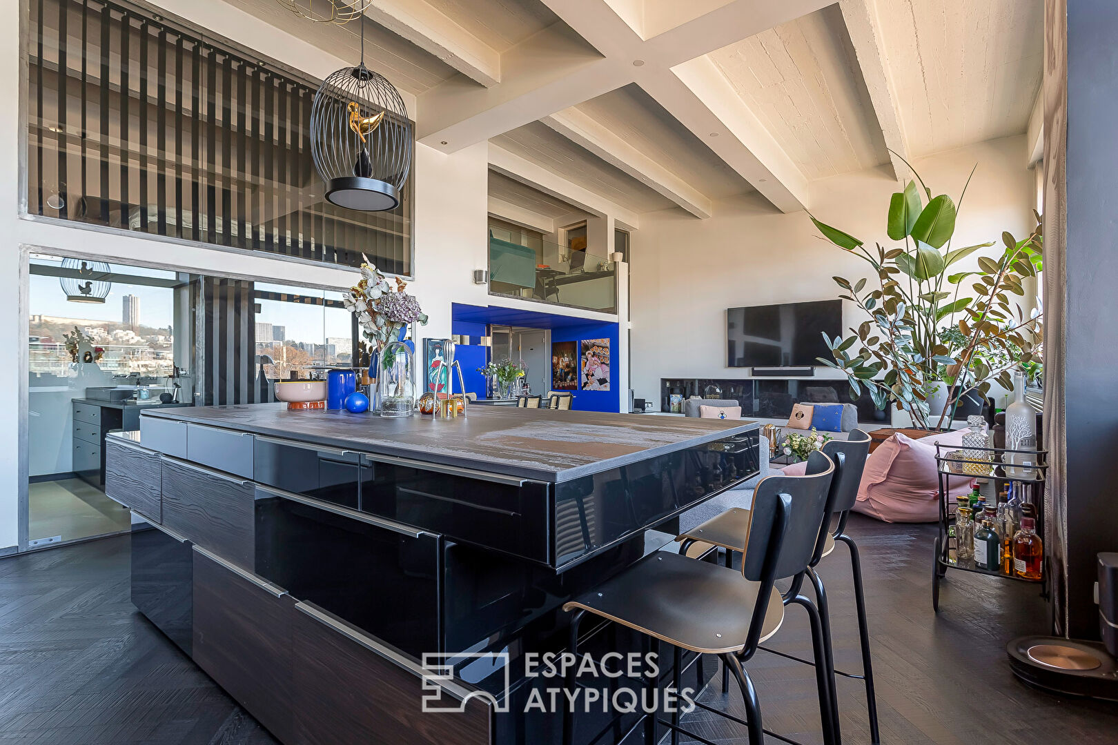 Loft avec vue sur la Saône