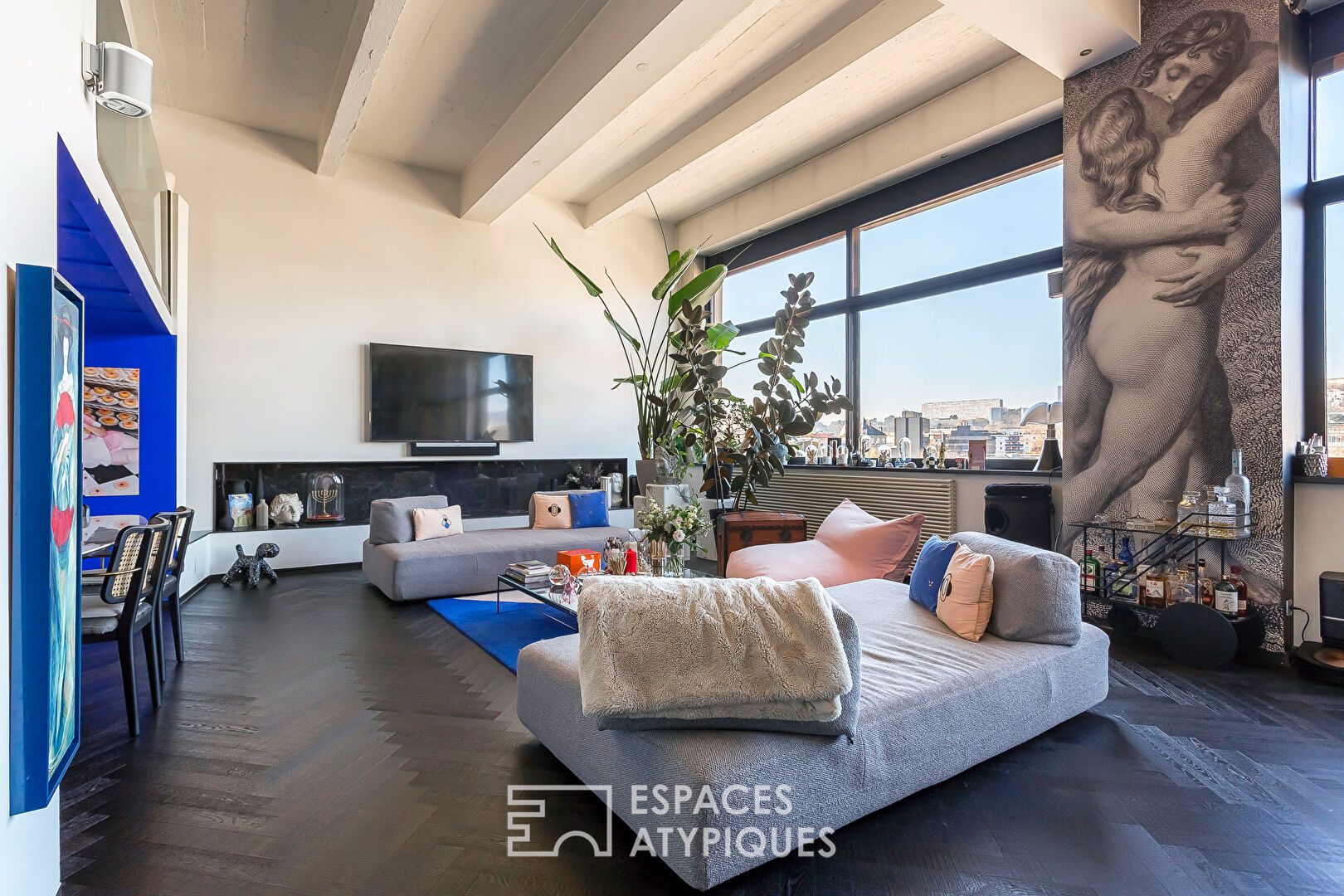 Loft avec vue sur la Saône