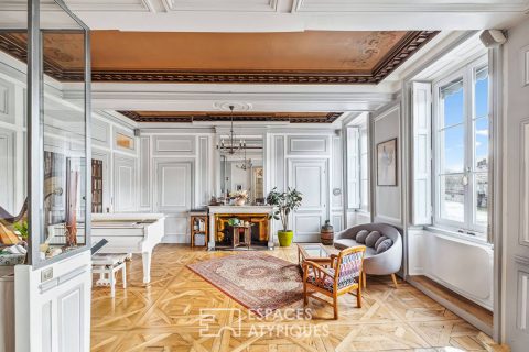 Renovated family apartment with view of the Saône