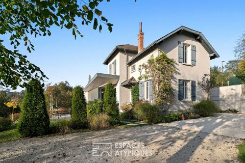 Maison bourgeoise revisitée avec extension contemporaine