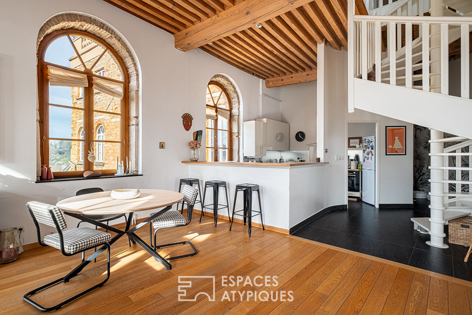 Magnifique duplex avec vue sur la Saône