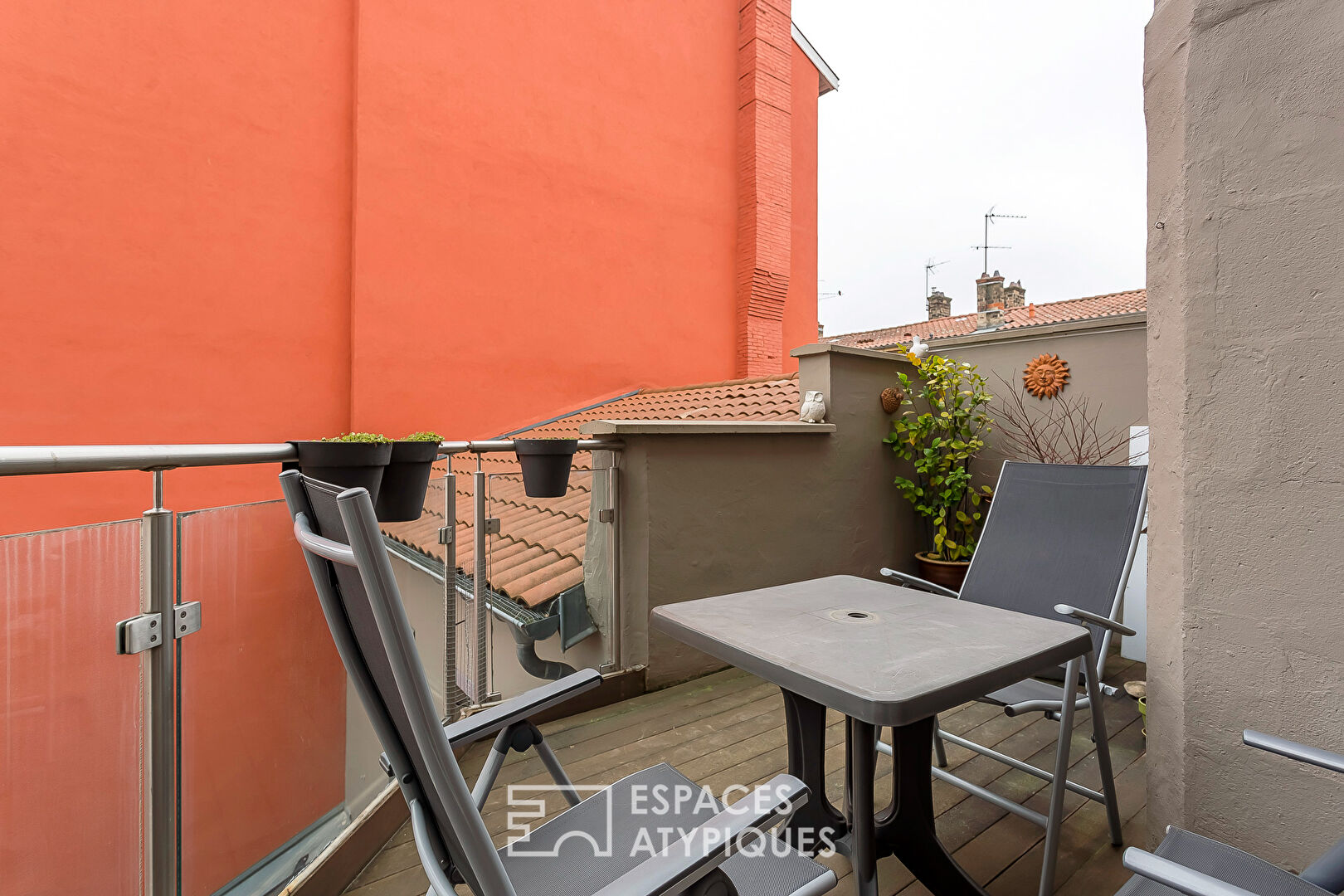 Duplex avec terrasse à la jonction de Lyon 6