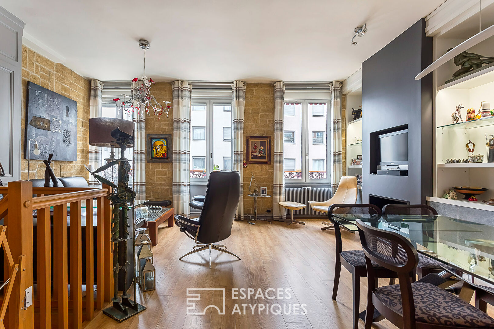 Duplex avec terrasse à la jonction de Lyon 6