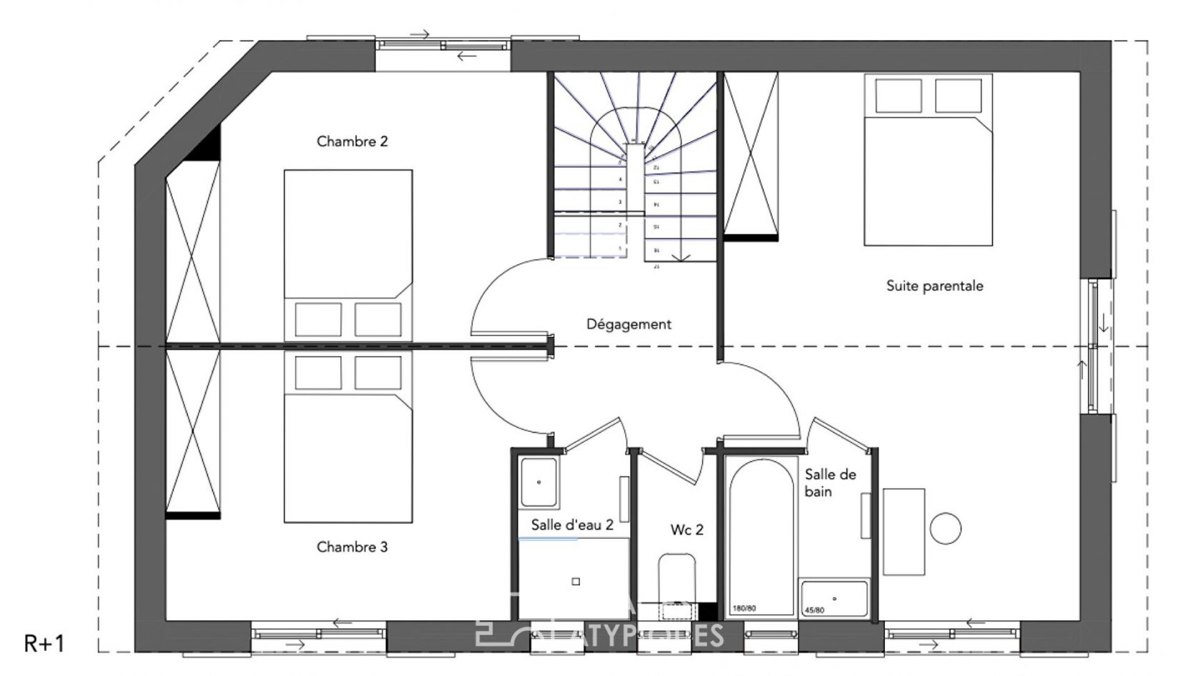 Maison rénovée avec garage et parking