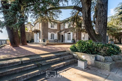 Maison bourgeoise au bord du rhone